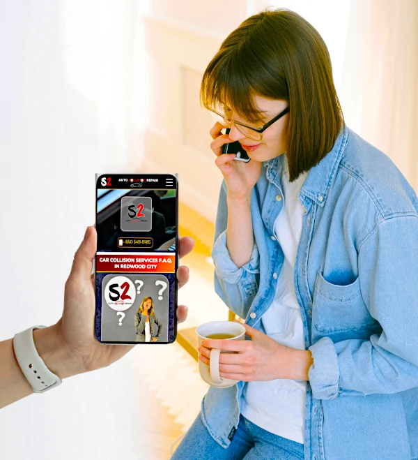 Car Collision repair con salutations Redwood City